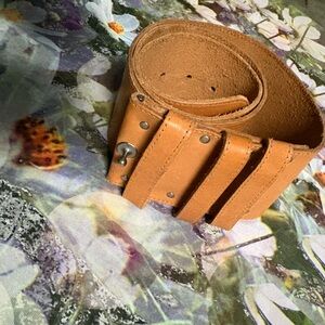 Vintage Women’s 3 Inch Leather Belt 🌵Large
